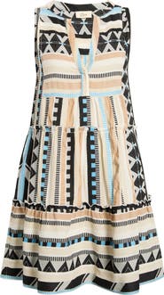 Elan Babydoll Cover-Up Minidress