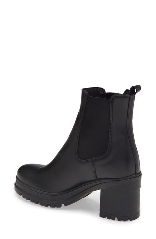 La Canadienne Paxton Waterproof Platform Chelsea Boot In Animal Print