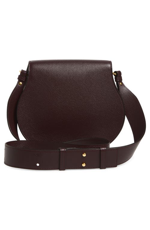 Chloé Large Marcie Leather Crossbody Bag In Brown