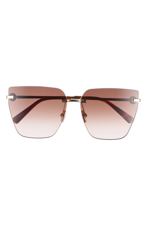 Rimless Butterfly Sunglasses