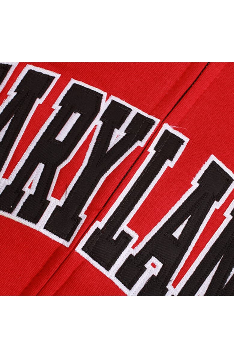 COLOSSEUM Women's Stadium Athletic Red Maryland Terrapins Arched Name Full-Zip Hoodie, Alternate, color, Red