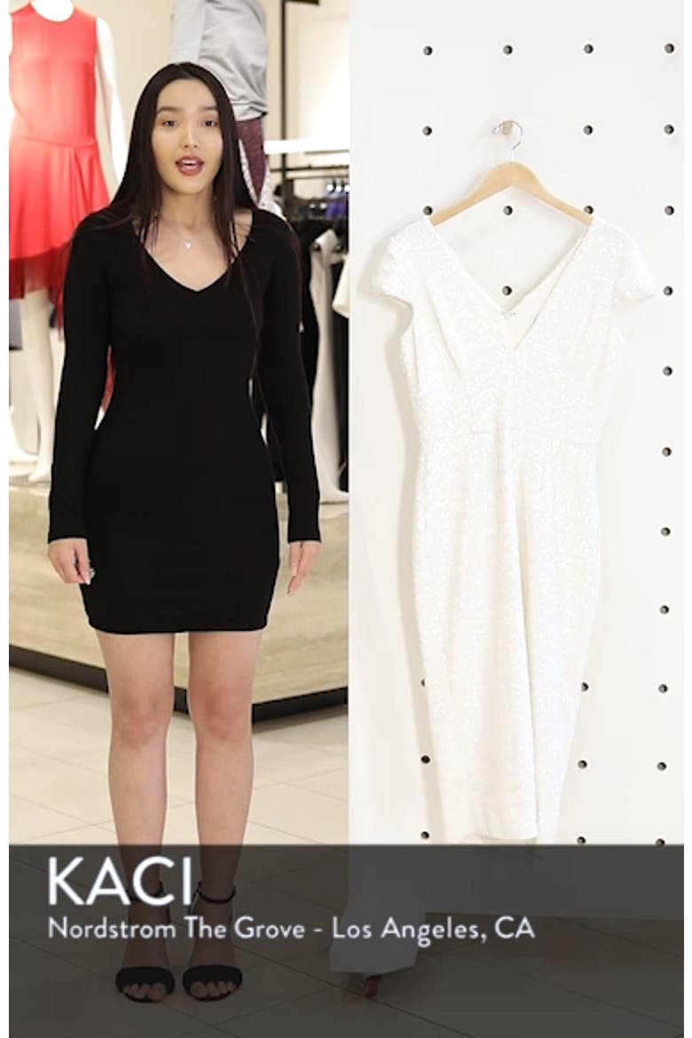Allison Sequin Sheath Dress video