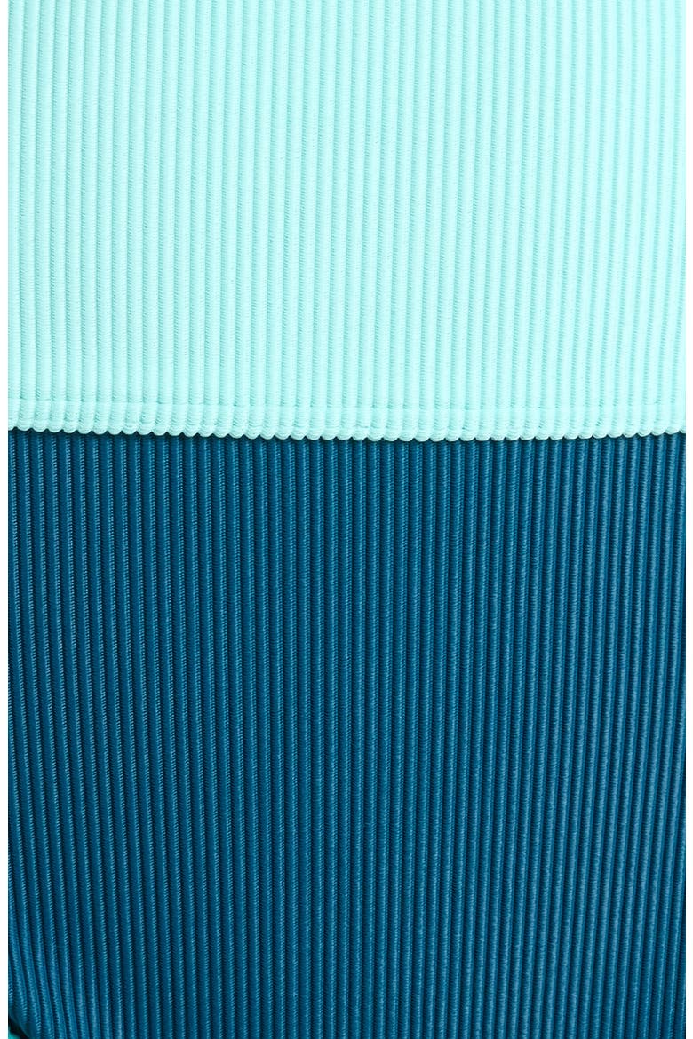 Emmy Colorblock High Waist Bikini Bottoms, Alternate, color, SEASHORE COAST
