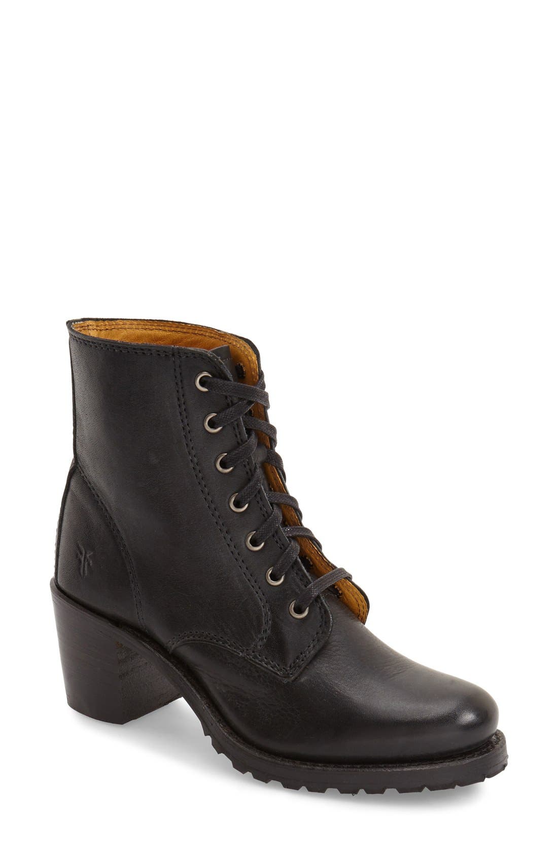 'Sabrina' Boot, Main, color, BLACK