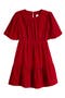 Kids' Puff Sleeve Velvet Party Dress