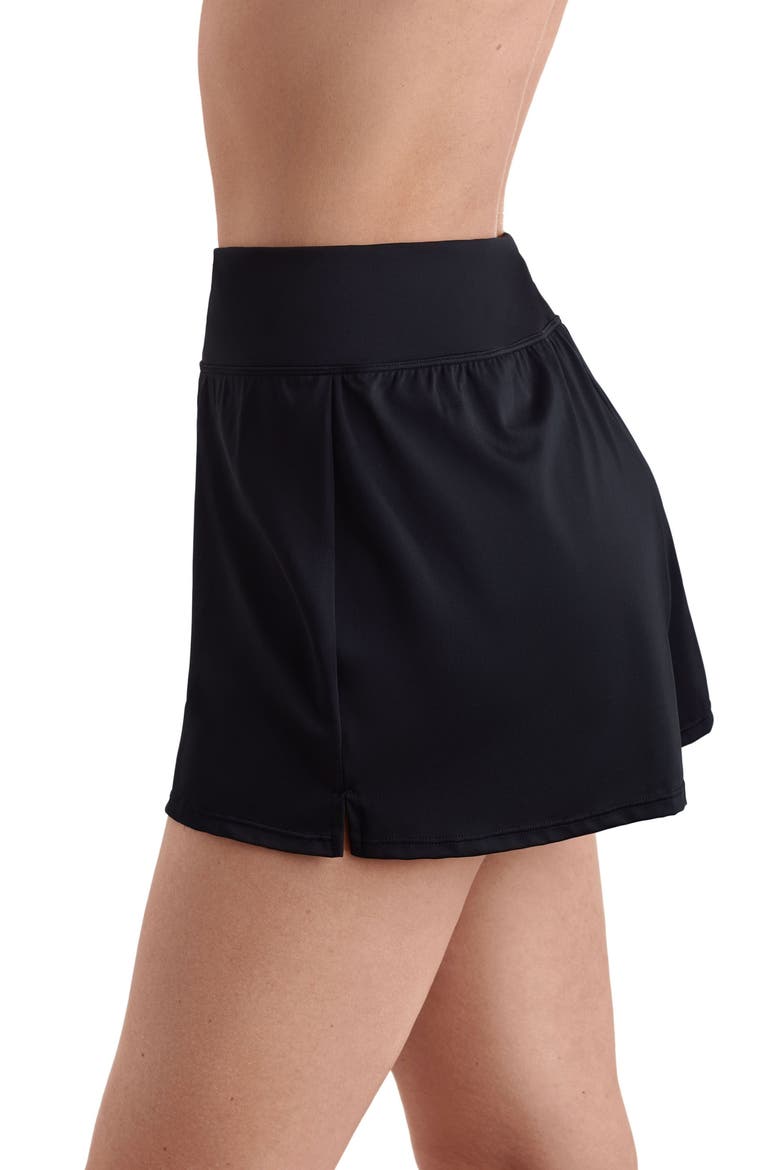 Swim Hipster Plus Size Short, Alternate, color, Black