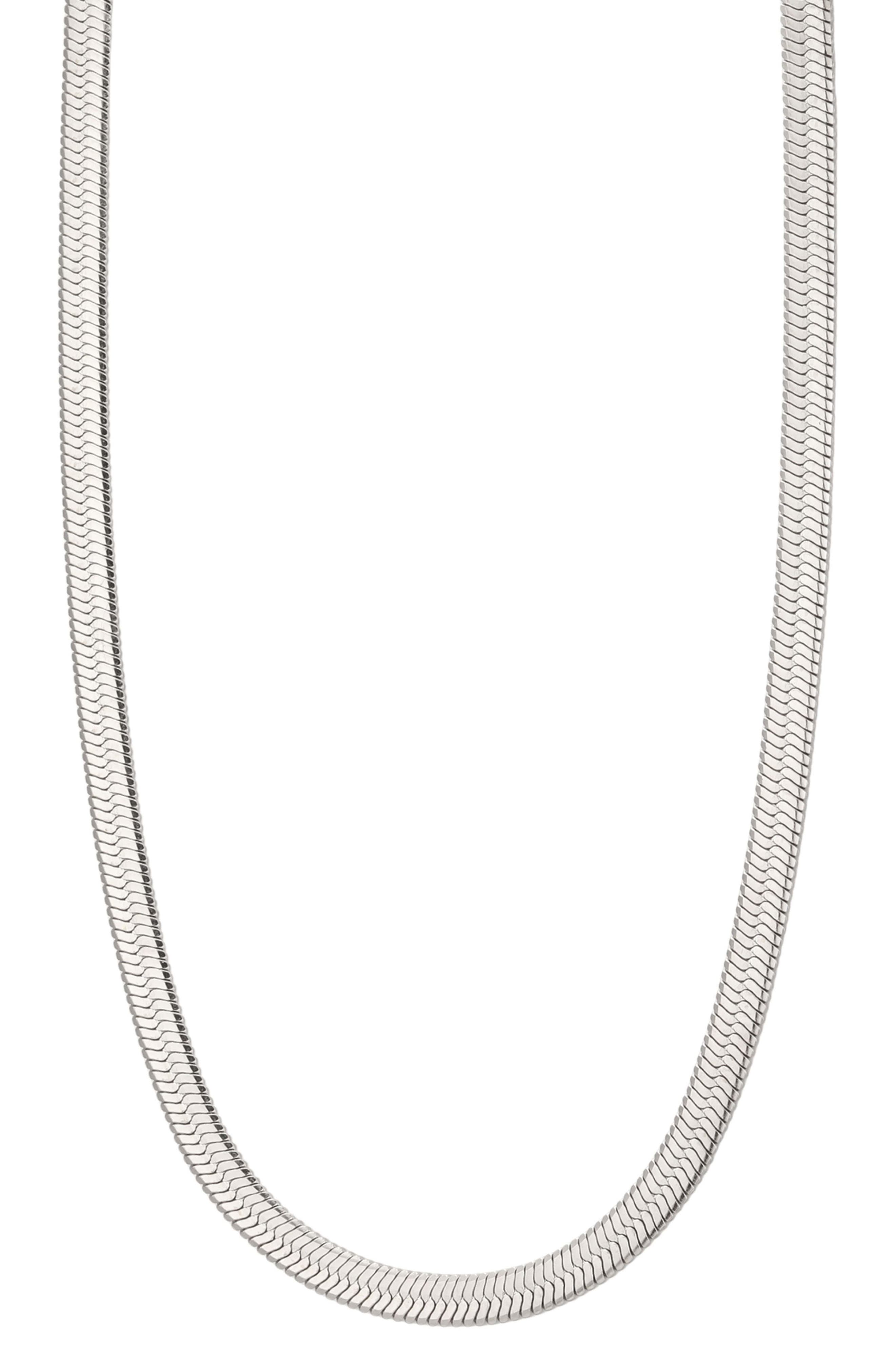 5mm Herringbone Chain Necklace