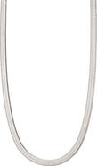 Adornia 5mm Herringbone Chain Necklace