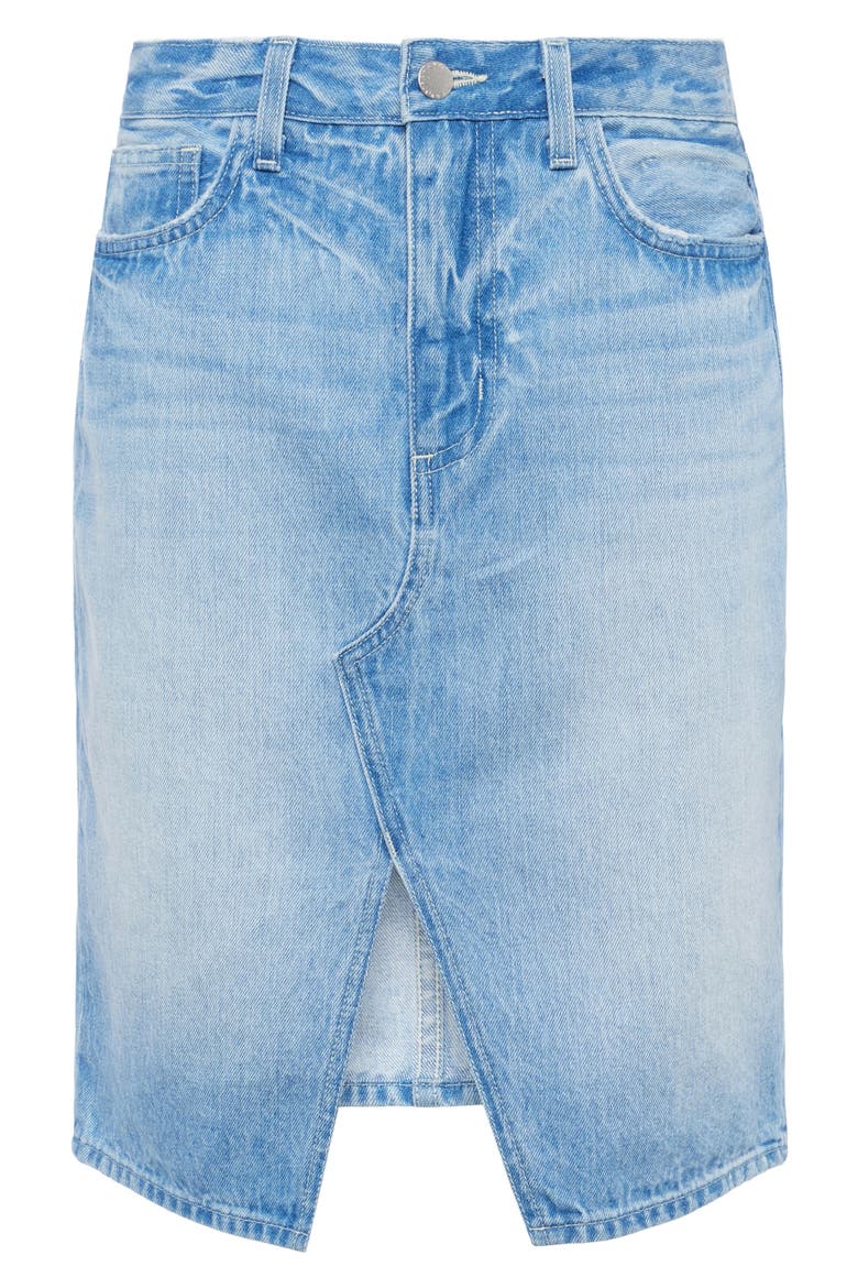 Tylee Denim Skirt, Alternate, color, PALISADE