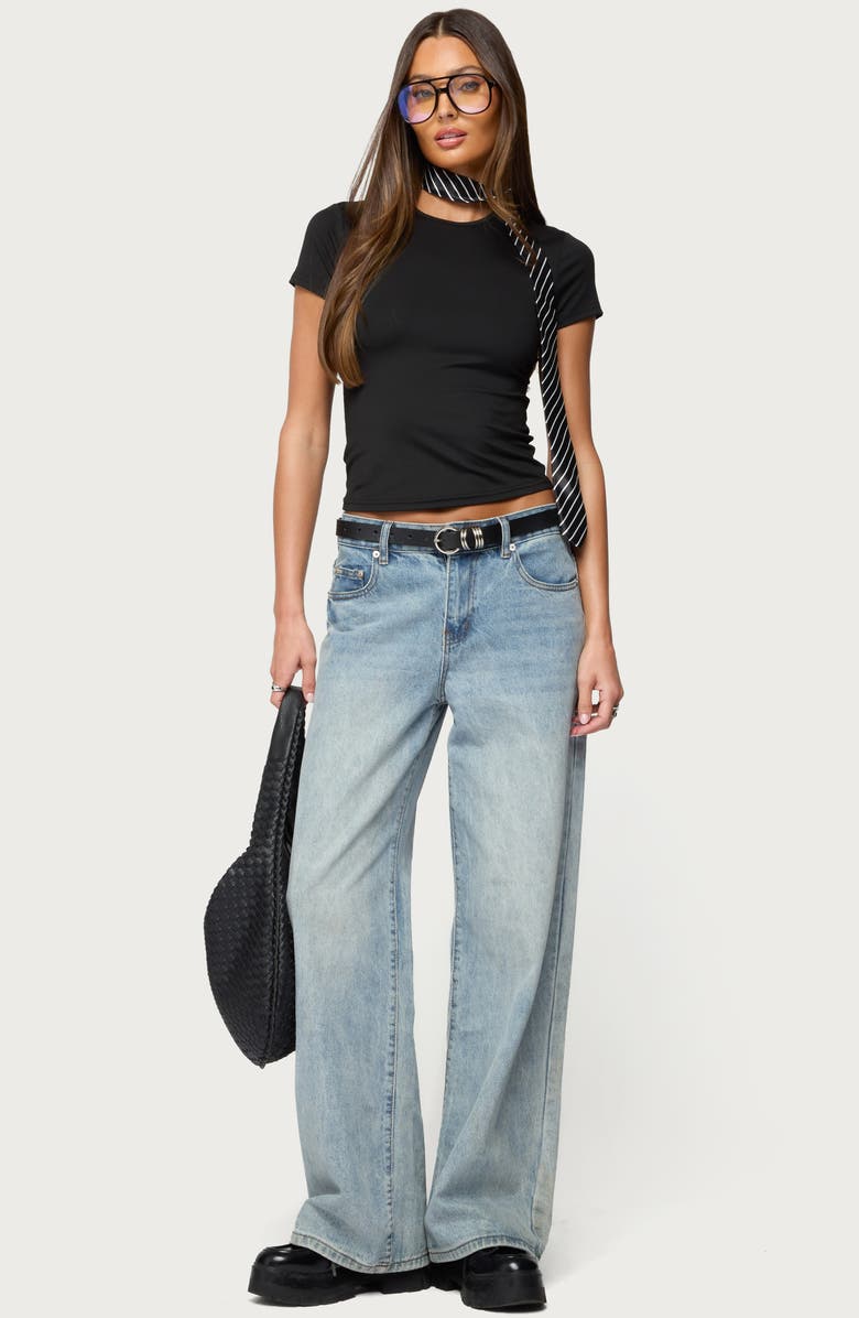 EDIKTED Tay Crop T-Shirt, Alternate, color, 