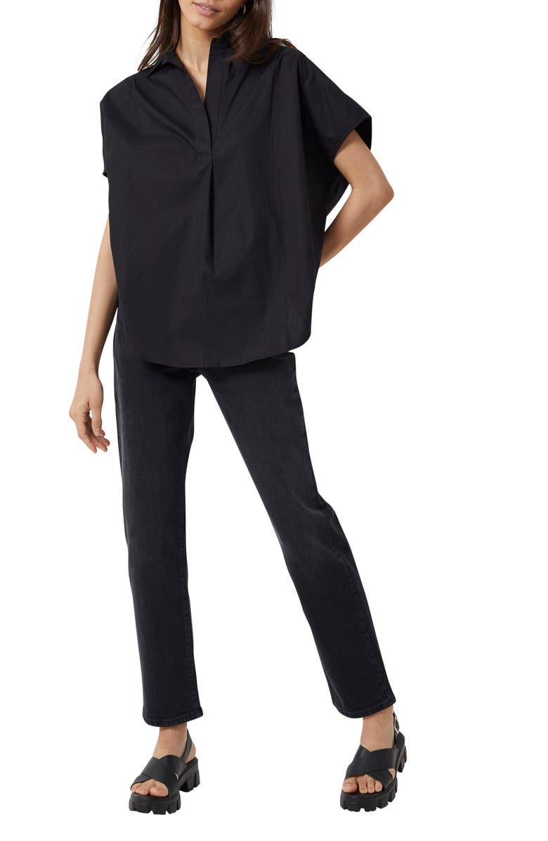 French Connection Cele Rhodes Cotton Blouse, Alternate, color, 