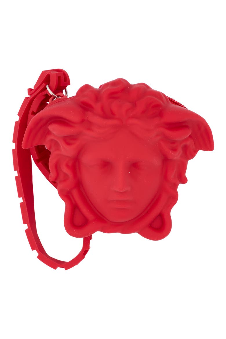 Medusa Pop Silicone Strap Watch, 38mm, Alternate, color, RED