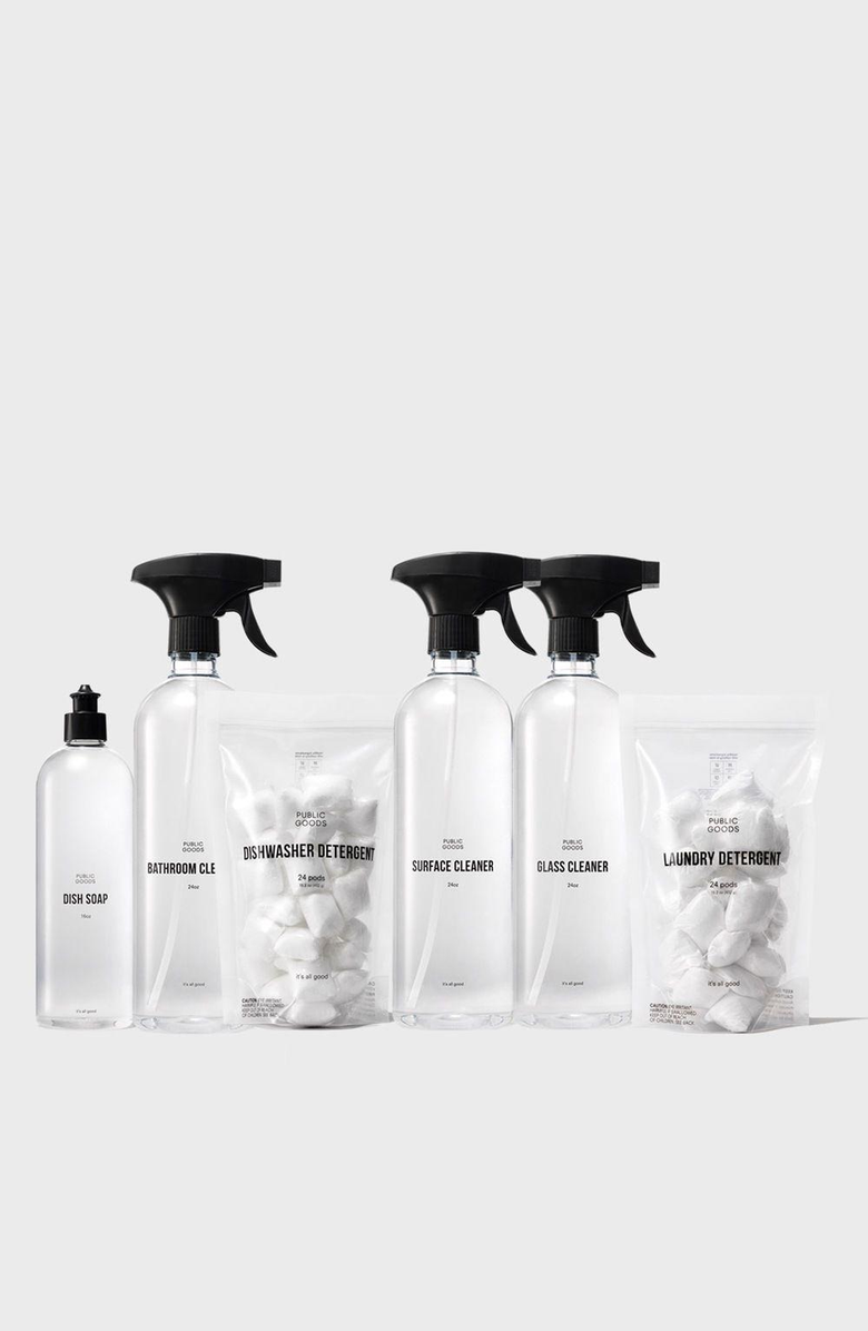 PUBLIC GOODS Home Cleaners, Main, color, Clear