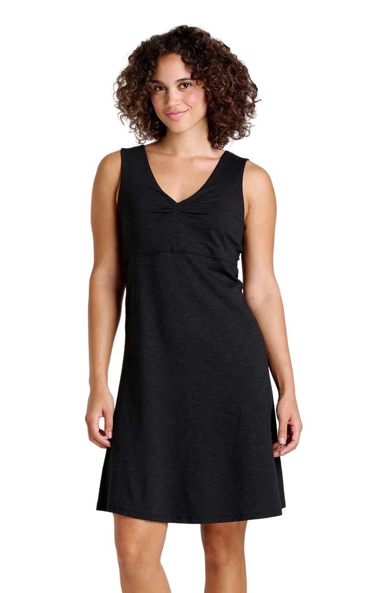 Toad & Co Rosemarie Sleeveless Dress, Alternate, color, Black