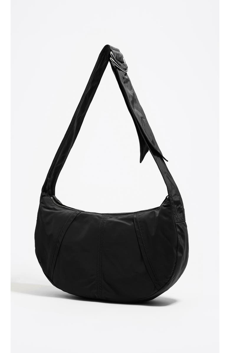 Bimba y Lola Small Moon Bag, Alternate, color, Black