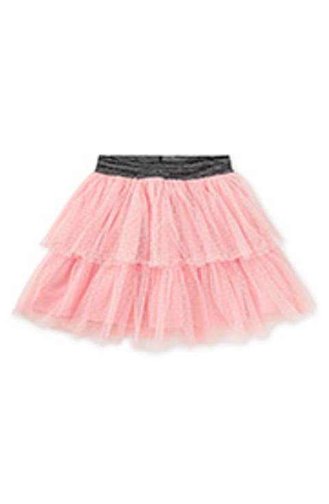Layered Dot Tulle Skirt