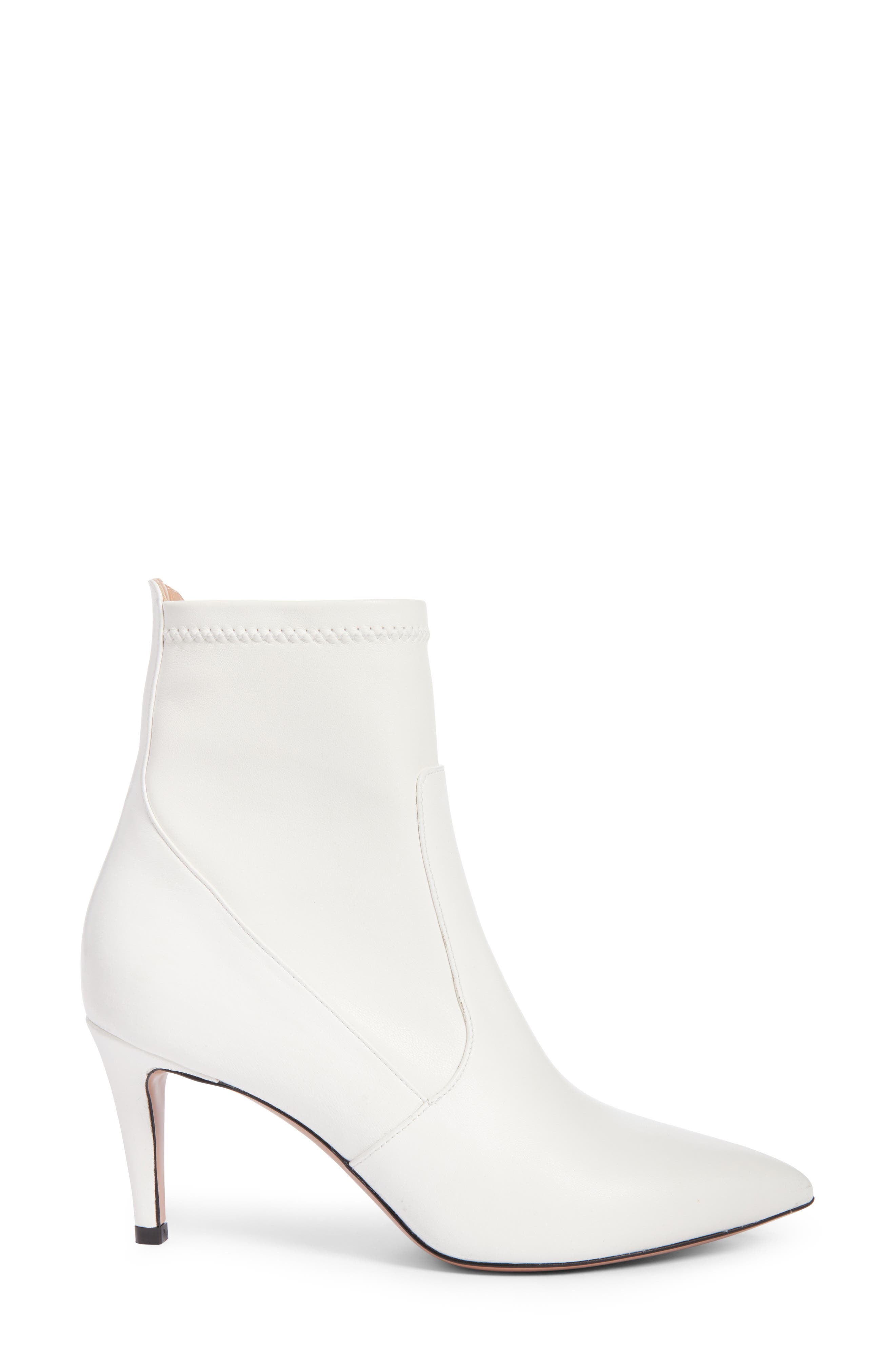 Abra Bootie, Alternate, color, WHITE LEATHER