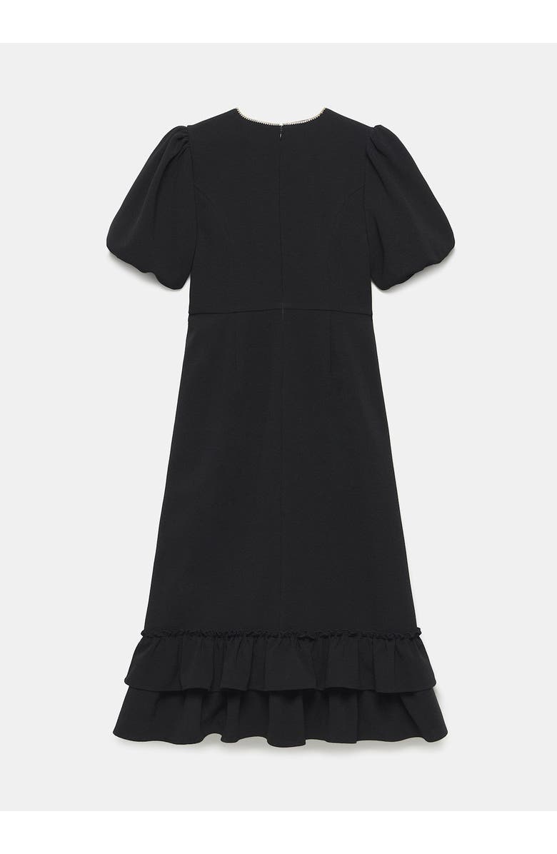 MINT VELVET Diamante Trim Midi Dress, Alternate, color, Black