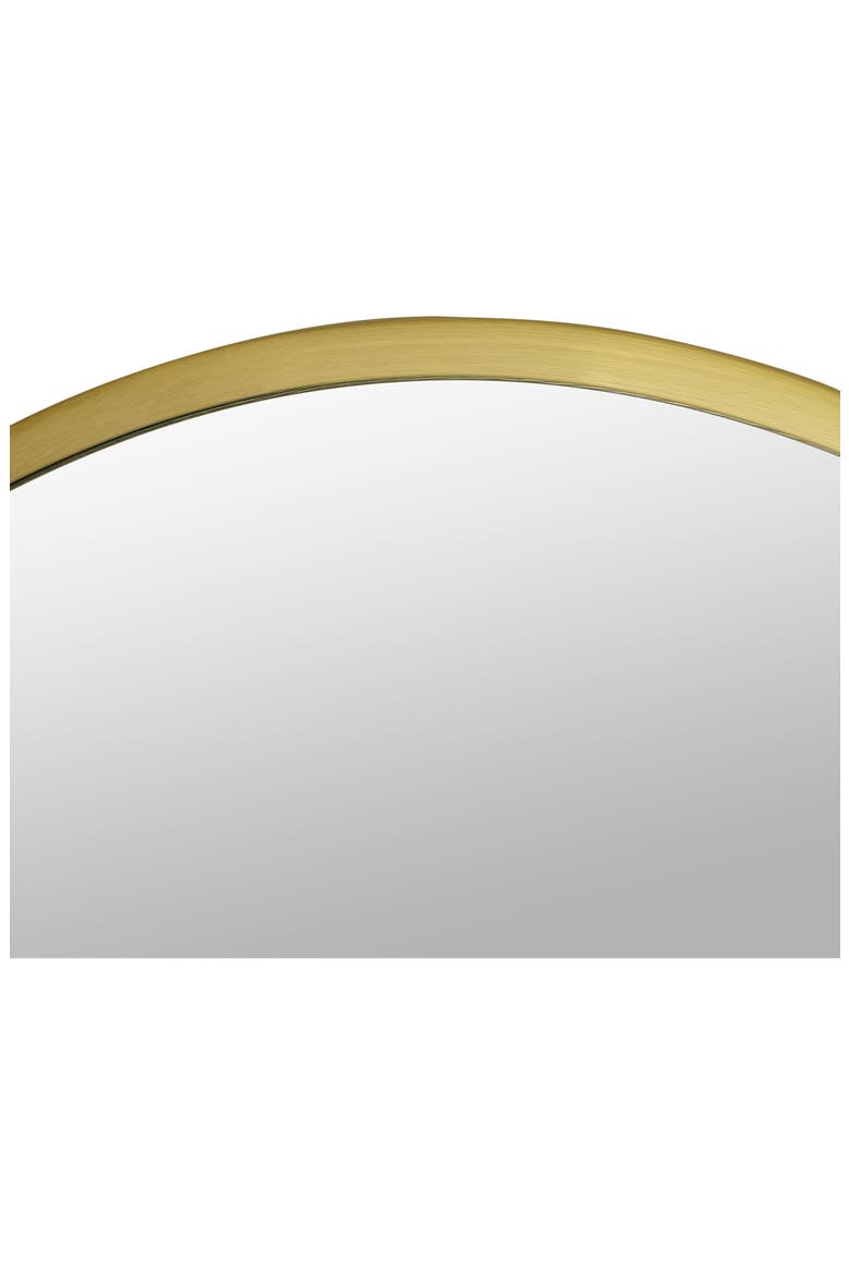Parga Round Mirror, Alternate, color, SATIN BRASS