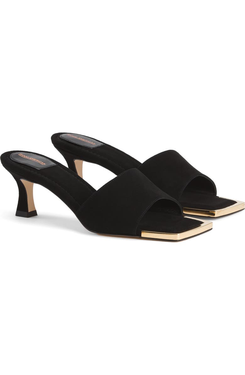 Good American The Standout Square Toe Slide Sandal, Main, color,