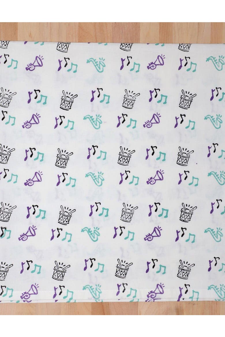 Second Line Cotton Tea Towel - Set of 2, Alternate, color, Blue
