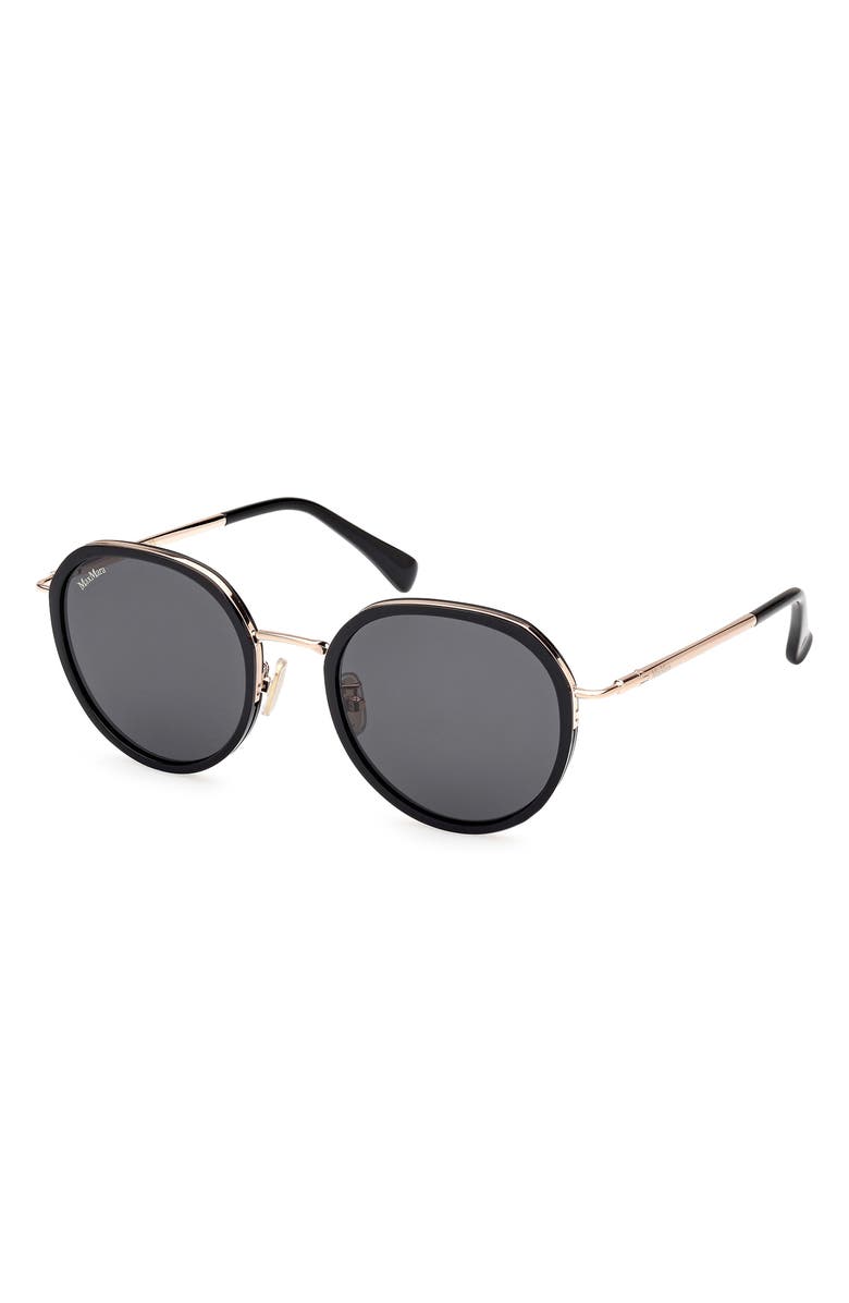 Max Mara 54mm Round Sunglasses, Alternate, color, 