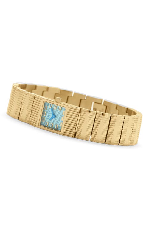 Breda Groove Metal Bracelet Watch In Turquiose, Women's At Urban Outfitters