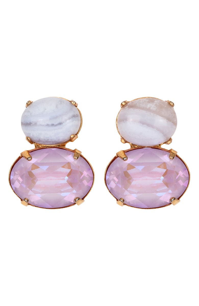 Jennifer Behr Yvette Earrings, Main, color, Agate