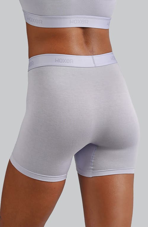 Woxer Baller Ultra-soft 5-inch Boxer Briefs In Purple