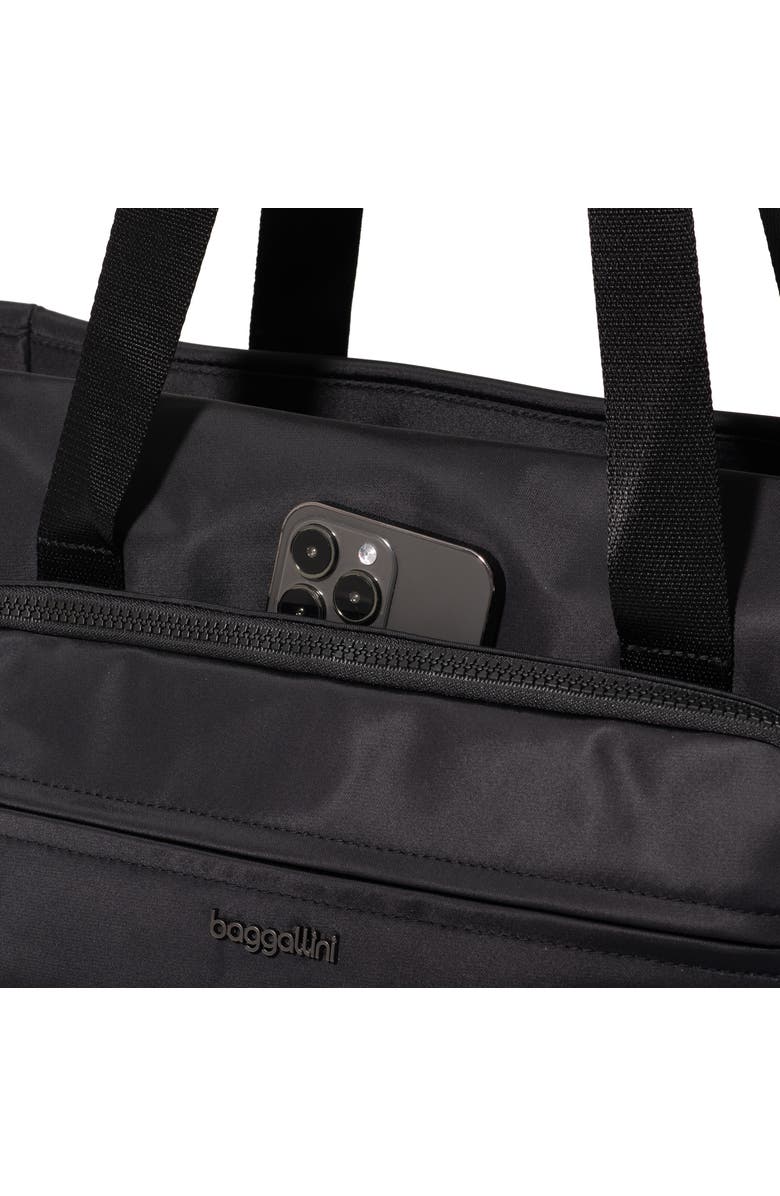BAGGALLINI Nolita Laptop Tote Bag, Alternate, color, Black Twill