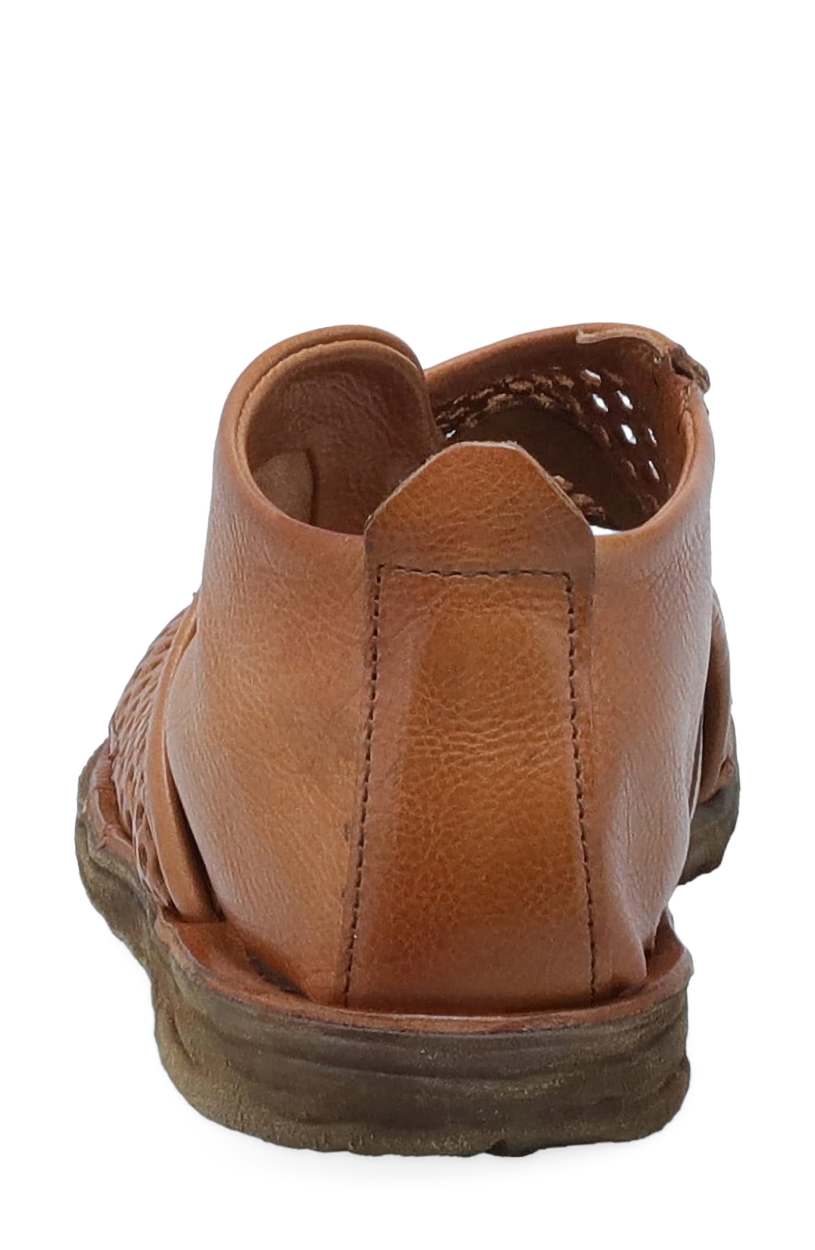 Reiley Perforated Sandal, Alternate, color, WHISKEY