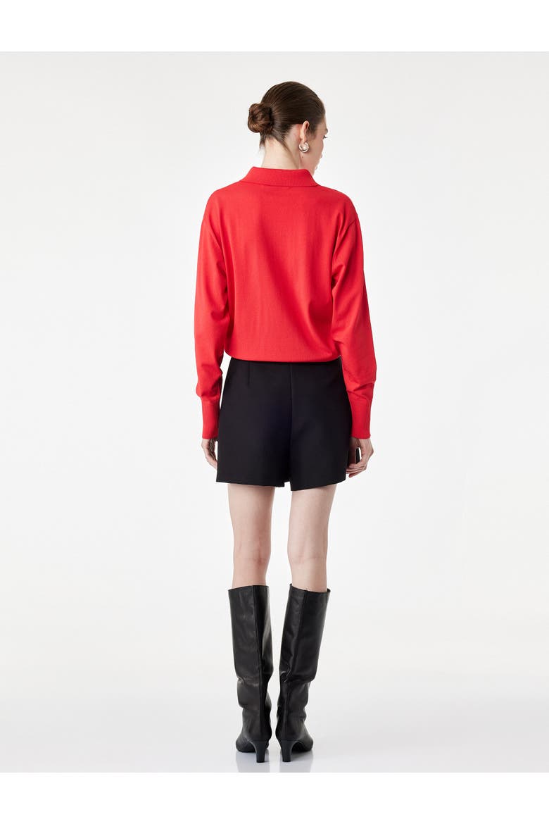 Pocketed Mini Skirt, Alternate, color, BLACK