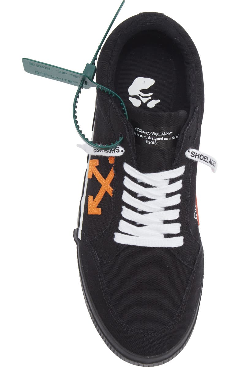 Off-White <p>Low Vulcanized Canvas Sneaker (Men)</p>, Alternate, color, Black Orange