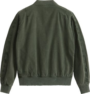 Alpha Industries L 2B Rip Repair Bomber Jacket Nordstrom