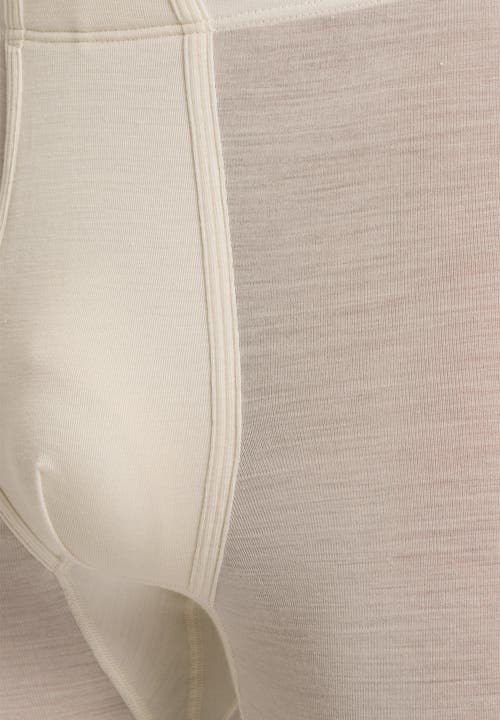 Hanro Woolen Silk Longleg In Cygne