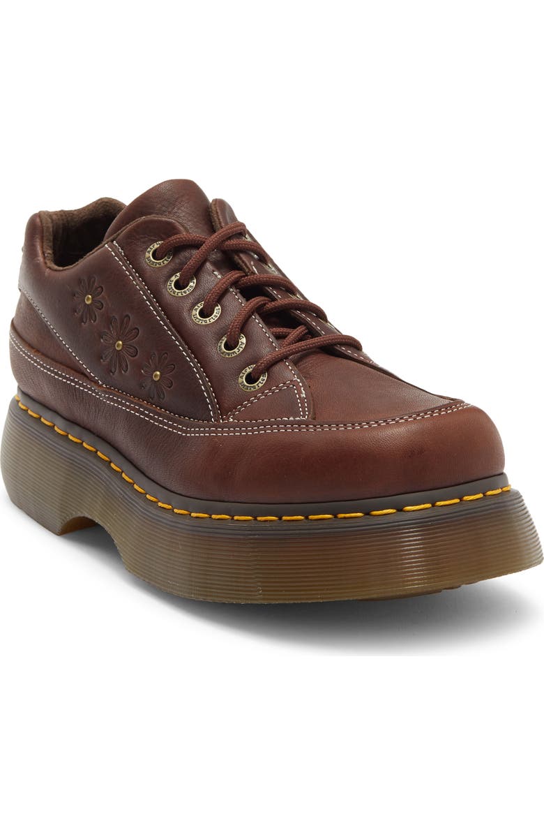 Dr. Martens Buzz 5i Flower Platform Oxford, Main, color, Dark Brown