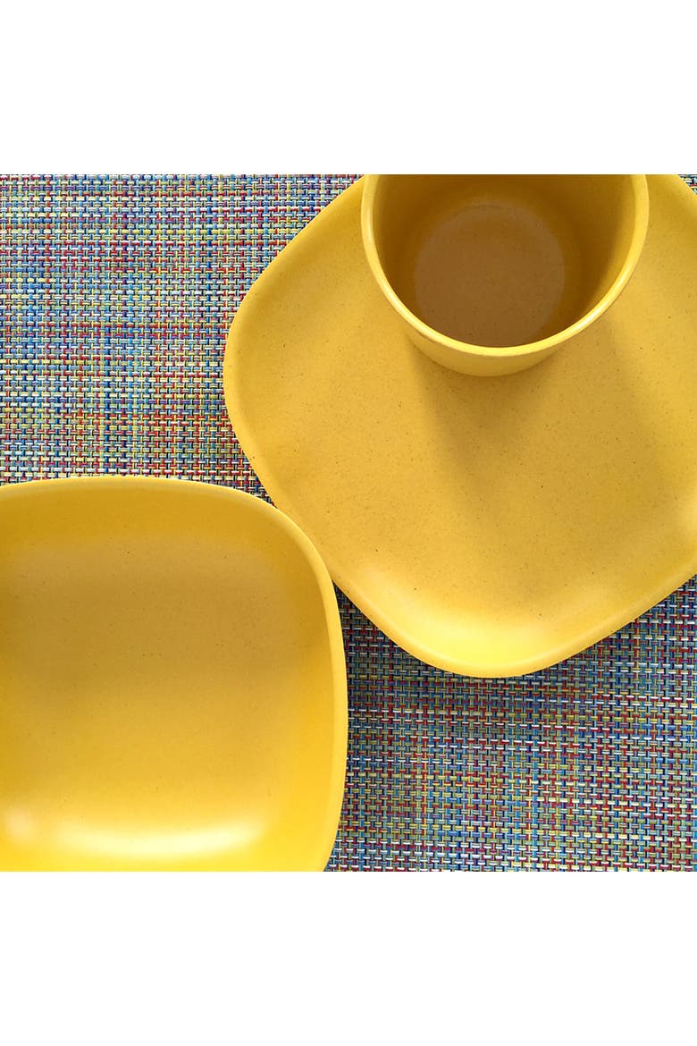 Square Side Plate, Alternate, color, Lemon