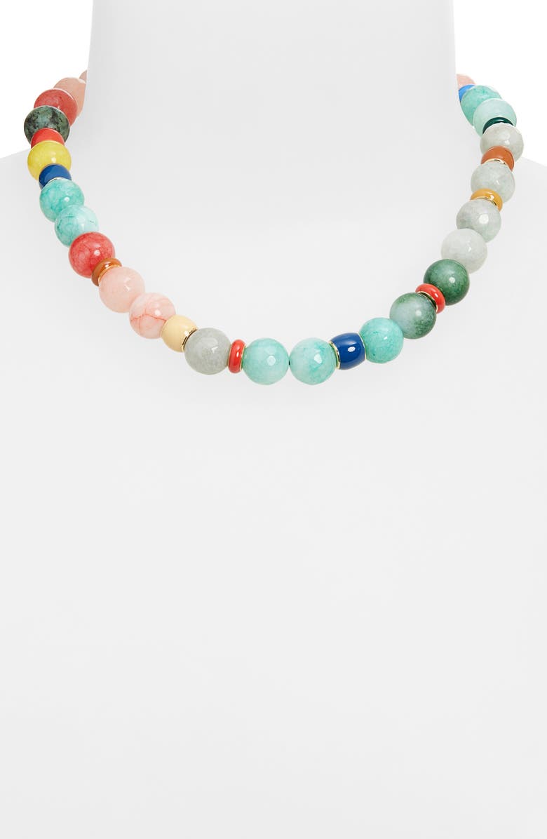 ROXANNE ASSOULIN The Bright by Nature Necklace, Alternate, color, Aqua Multi