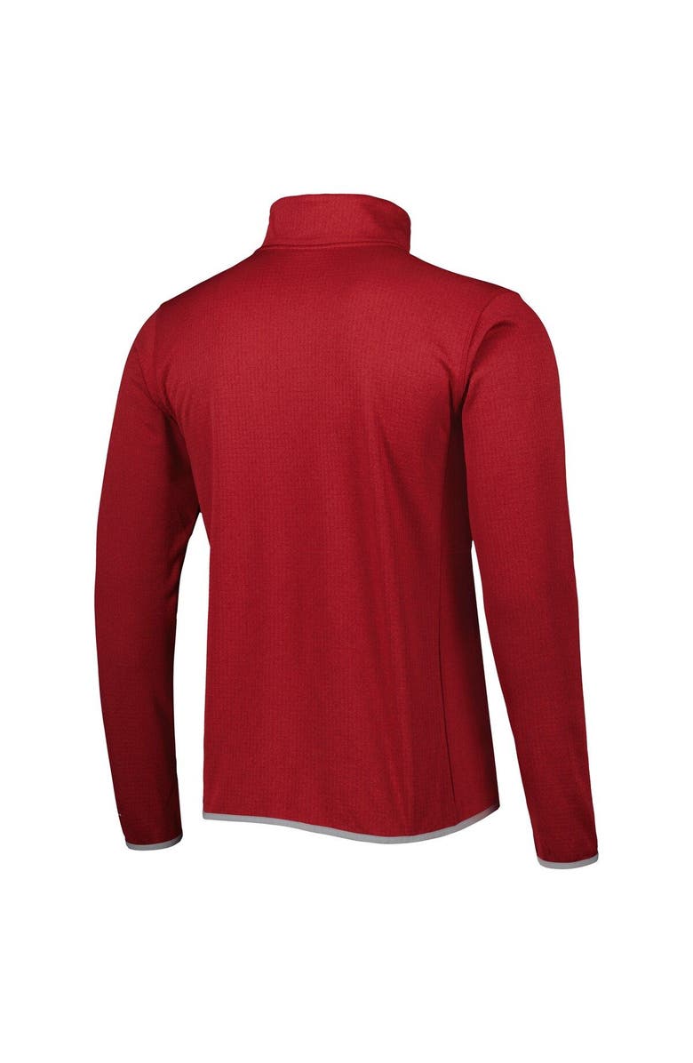 Columbia Men's Columbia Crimson Alabama Crimson Tide Park View Omni-Wick Half-Zip Top, Alternate, color, Crimson