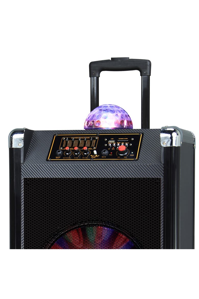 12 Inch Portable Bluetooth Speaker Disco Ball Light, Alternate, color, Black