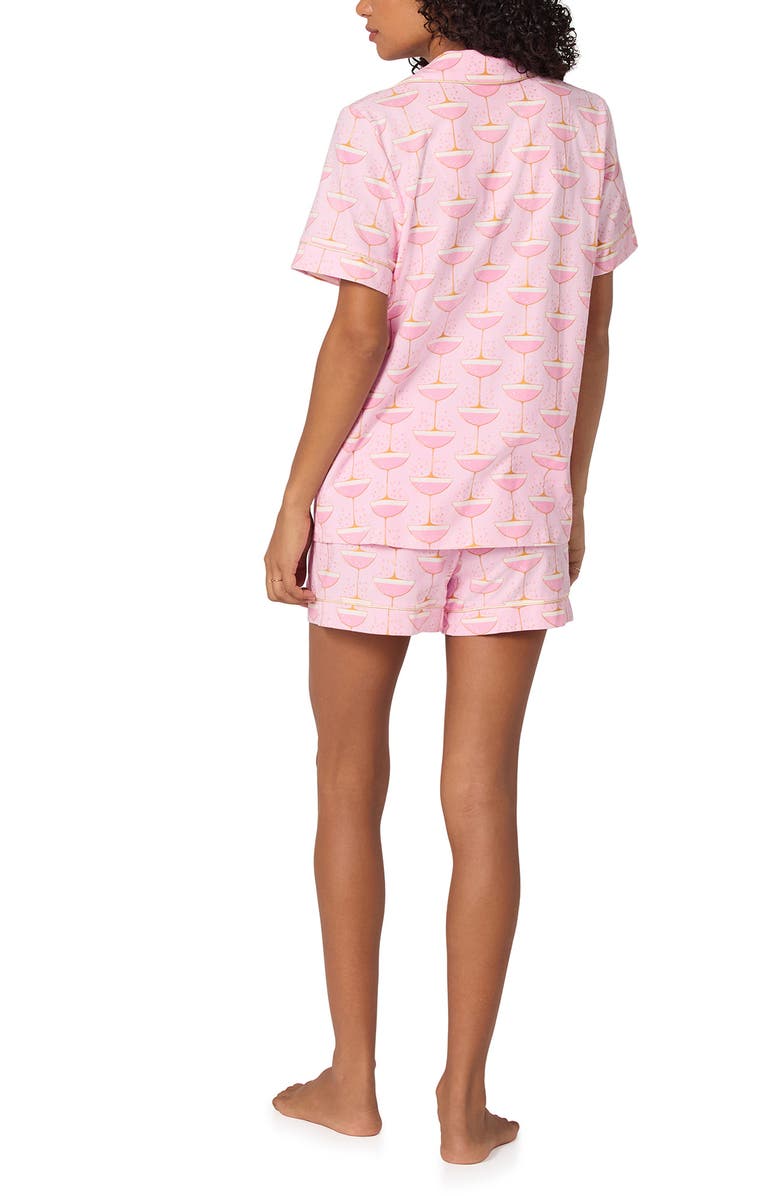 BedHead Pajamas Print Short Pajamas, Alternate, color, Pink Champagne Coupe