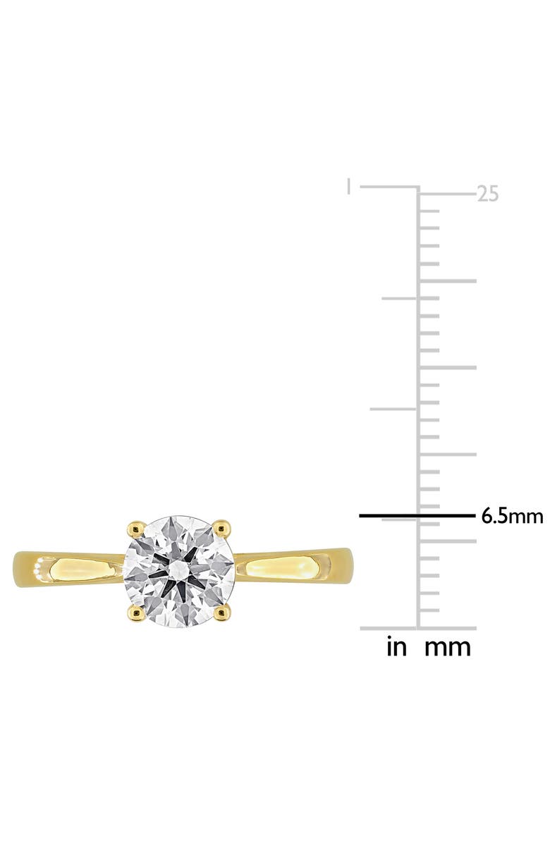 Created Forever Round Lab Grown Diamond Solitaire Ring, Alternate, color, 