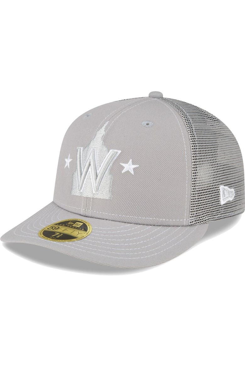 Men's New Era  Gray Washington Nationals 2023 On-Field Batting Practice Low Profile 59FIFTY Fitted Hat, Main, color, Gray