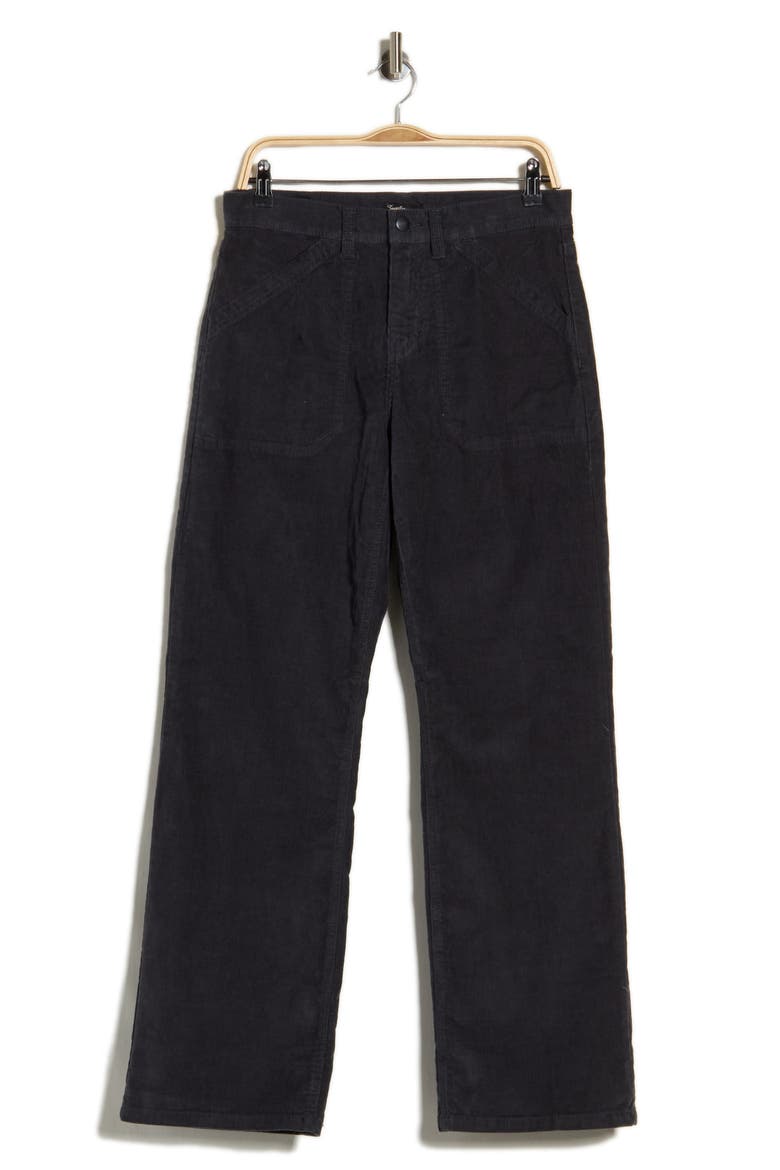 Marcie High Waist Wide Leg Corduroy Pants, Alternate, color, ABYSS NAVY