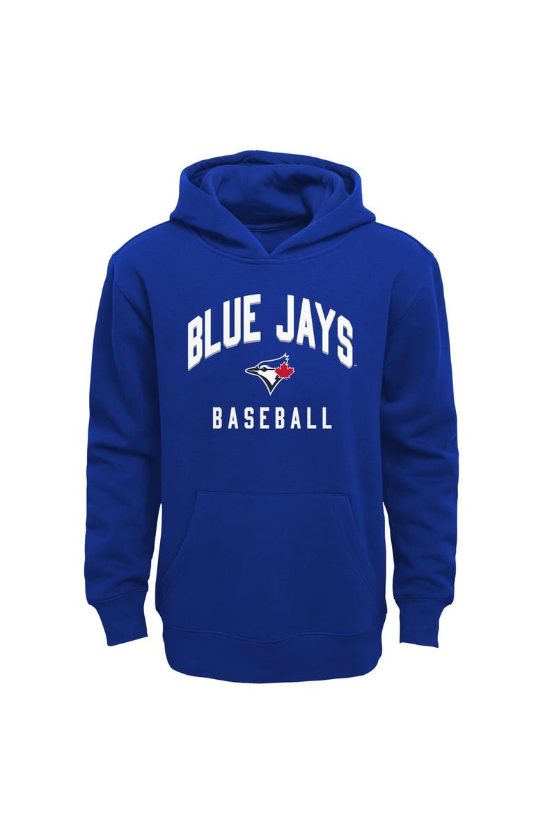 Outerstuff Toddler Royal/Gray Toronto Blue Jays Play-By-Play Pullover Fleece Hoodie & Pants Set, Alternate, color, 