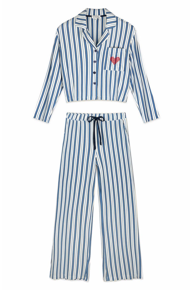Soiree Dreams Pajamas, Alternate, color, COAST