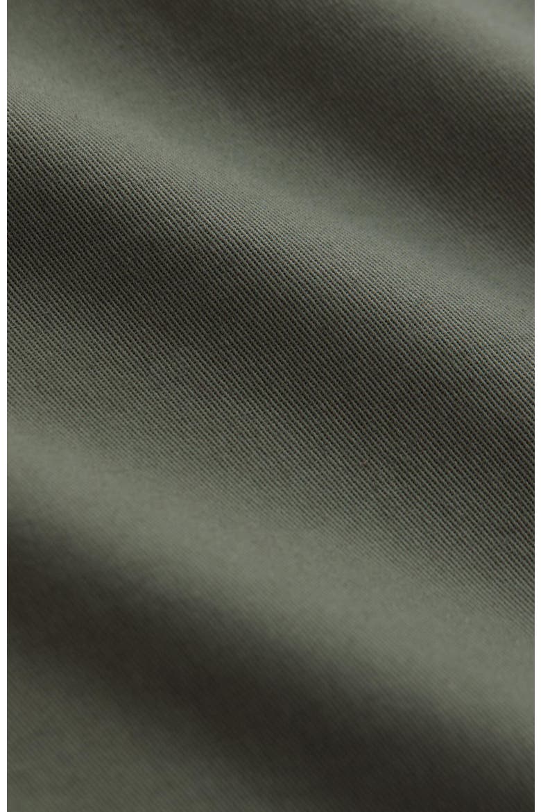 Organic Cotton Stretch Twill 5-Pocket Pant, Alternate, color, Castor Green