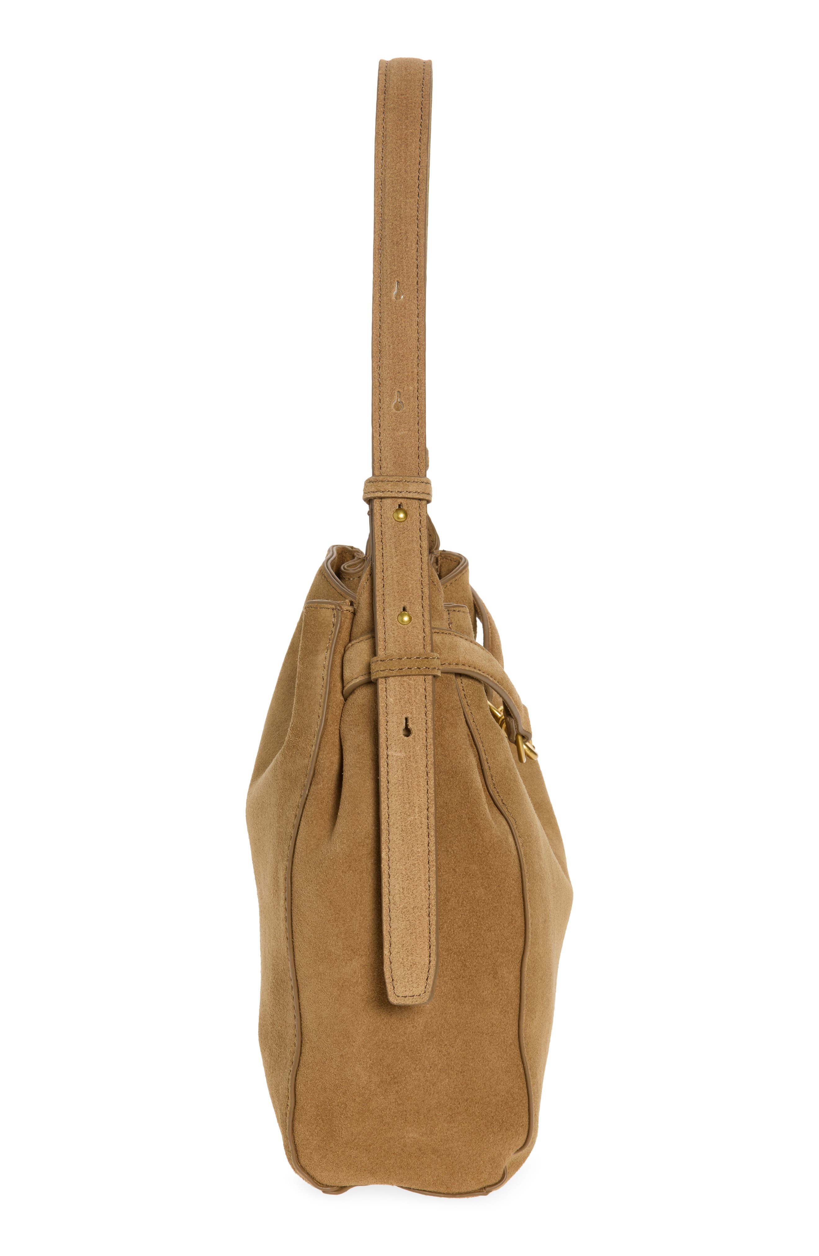 Chus Leather Bucket Bag, Alternate, color, MEDIUM BROWN