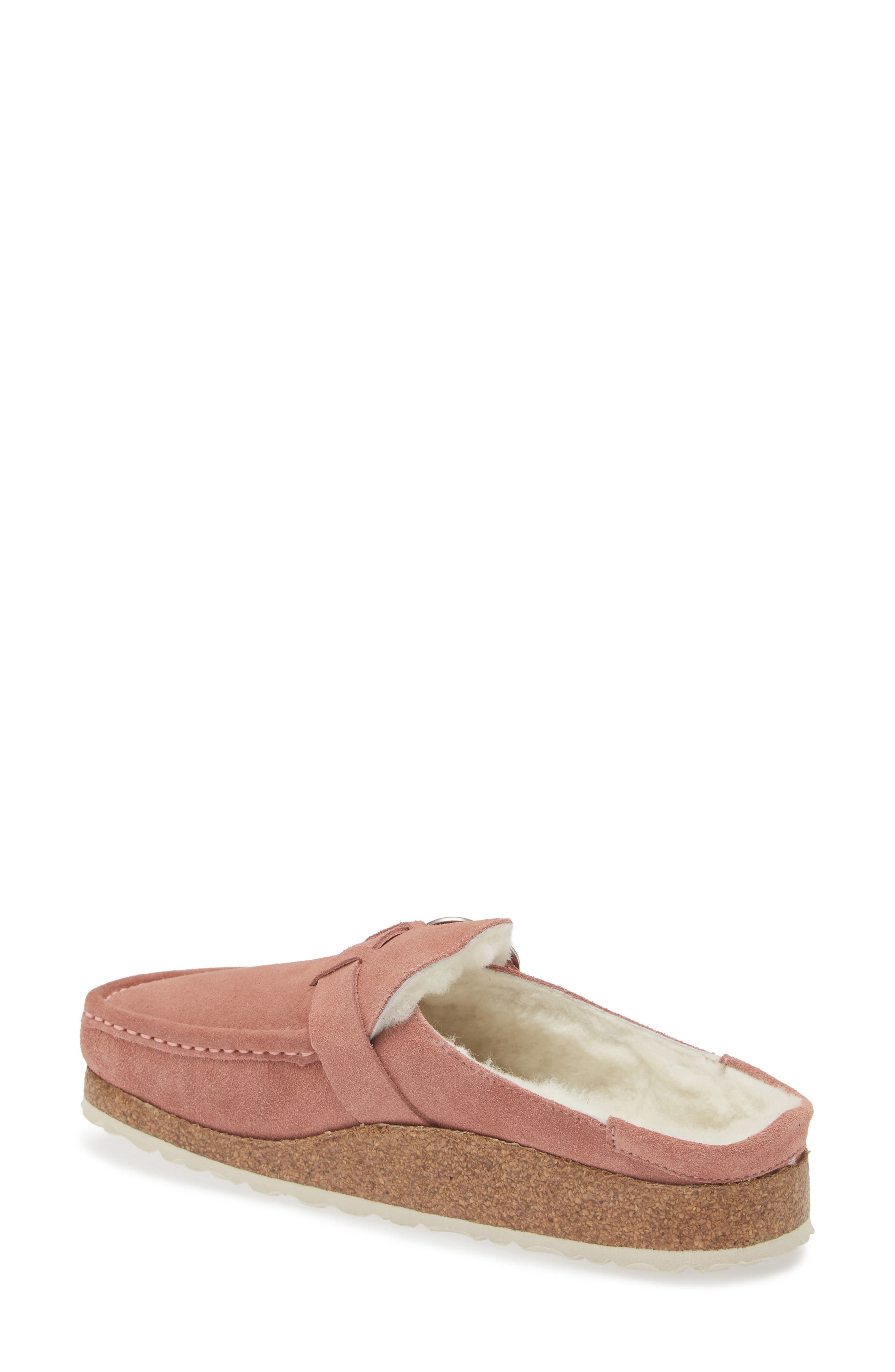 Buckley Genuine Shearling Mule, Alternate, color, PINK