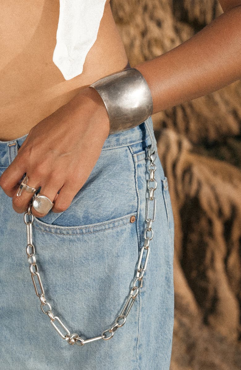 Child of Wild The Raven Chain Necklace, Alternate, color, Silver